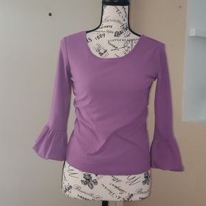 J. Jill Trumpet Sleeved Top